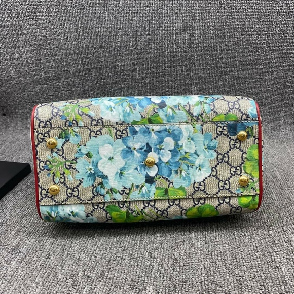 100% Authentic Gucci Blooms Boston Canvas Crossbody Bag - Picture 3 of 16